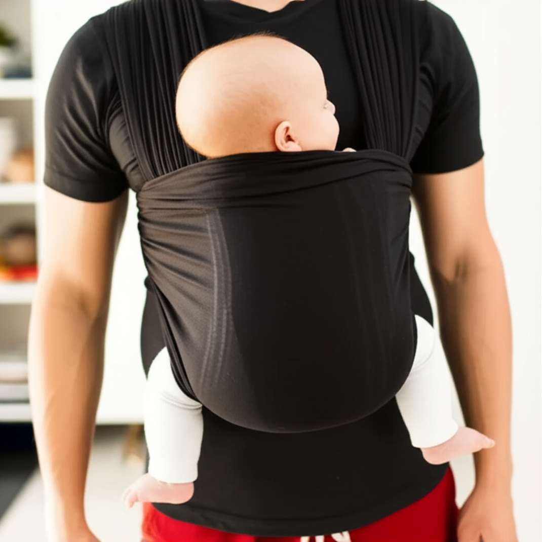 T-Shirt de Portage avec Poche Intégrée – Coton Extensible & Confort Peau à Peau