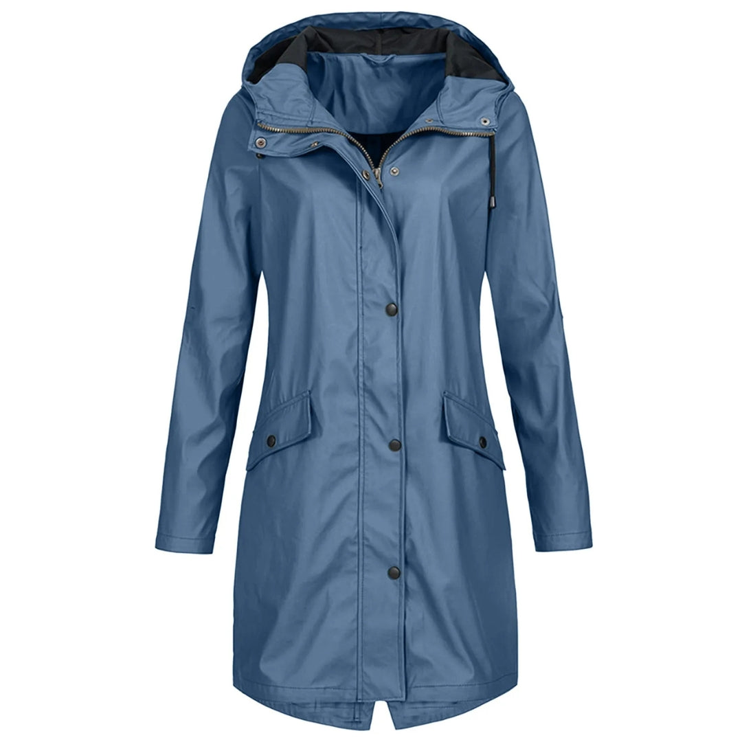 Veste imperméable à capuche – Spéciale grande taille, élégance et protection par tous les temps