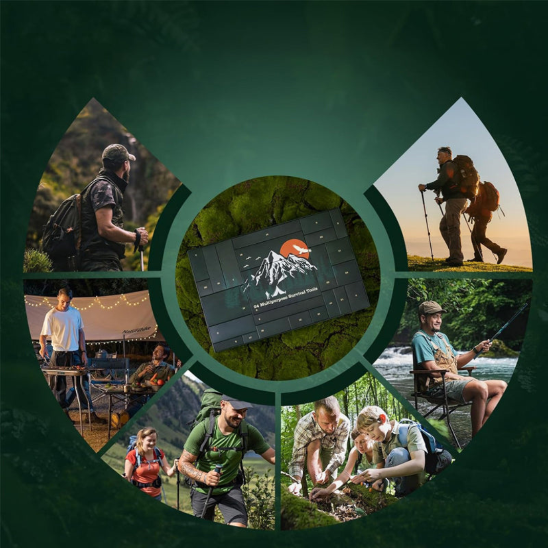 Calendrier de l’Avent Aventure & Plein Air – 24 Accessoires et Outils à Découvrir