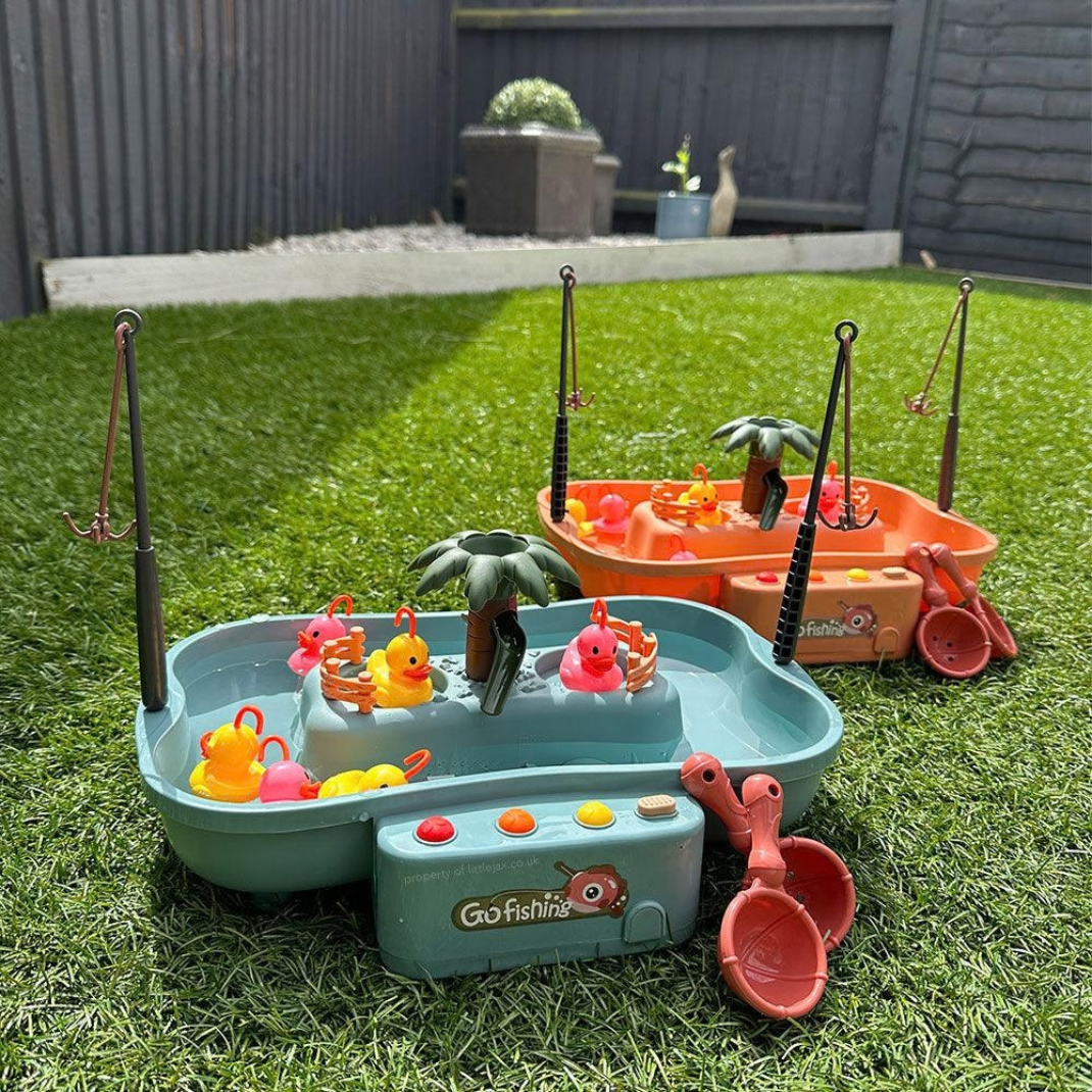 Jeu de Pêche Aquatique pour Enfants – 2 Cannes, Canards & Accessoires dès 3 Ans