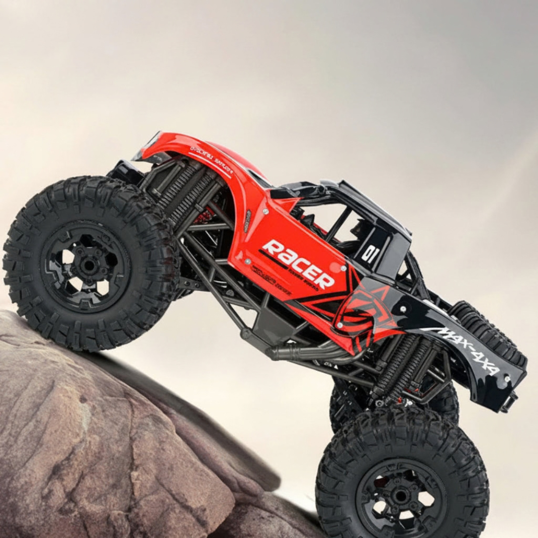 Monster Truck RC Amphibie 4x4 Tout-Terrain – Télécommande 2,4 GHz & Suspension Indépendante