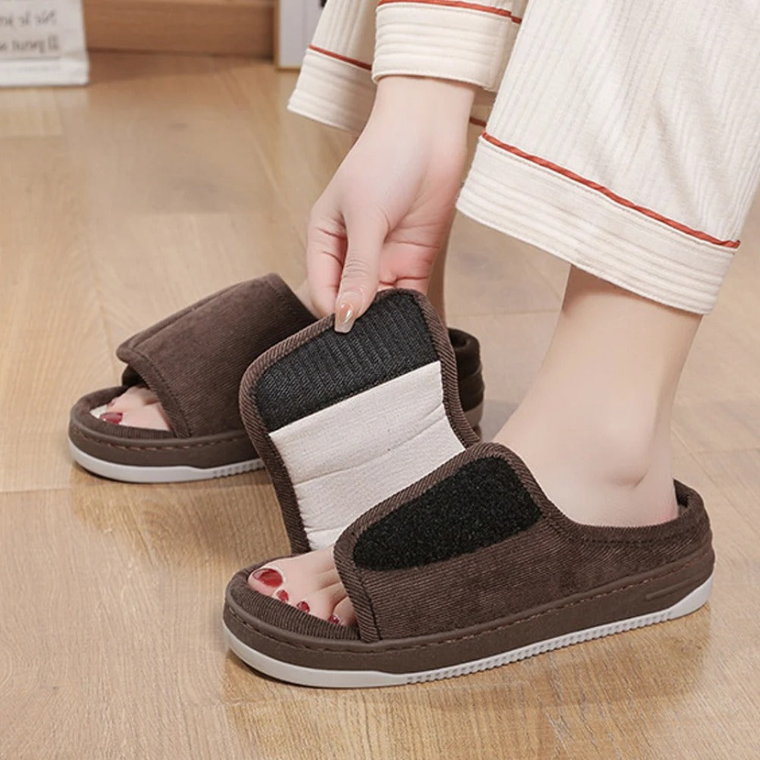 Pantoufles Extra-Larges Ajustables – Confort pour Pieds Sensibles & Gonflés