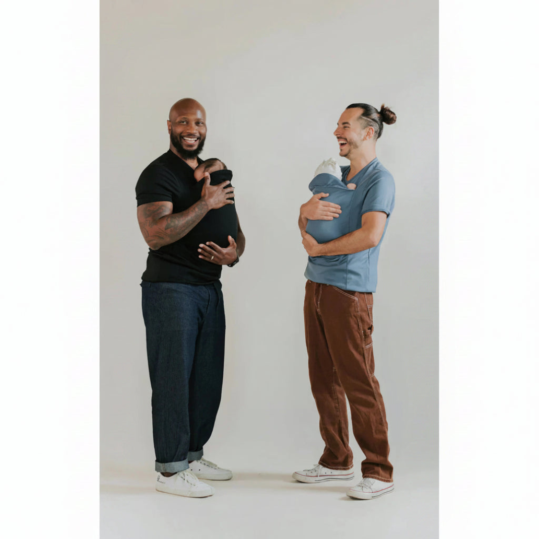 T-Shirt de Portage avec Poche Intégrée – Coton Extensible & Confort Peau à Peau