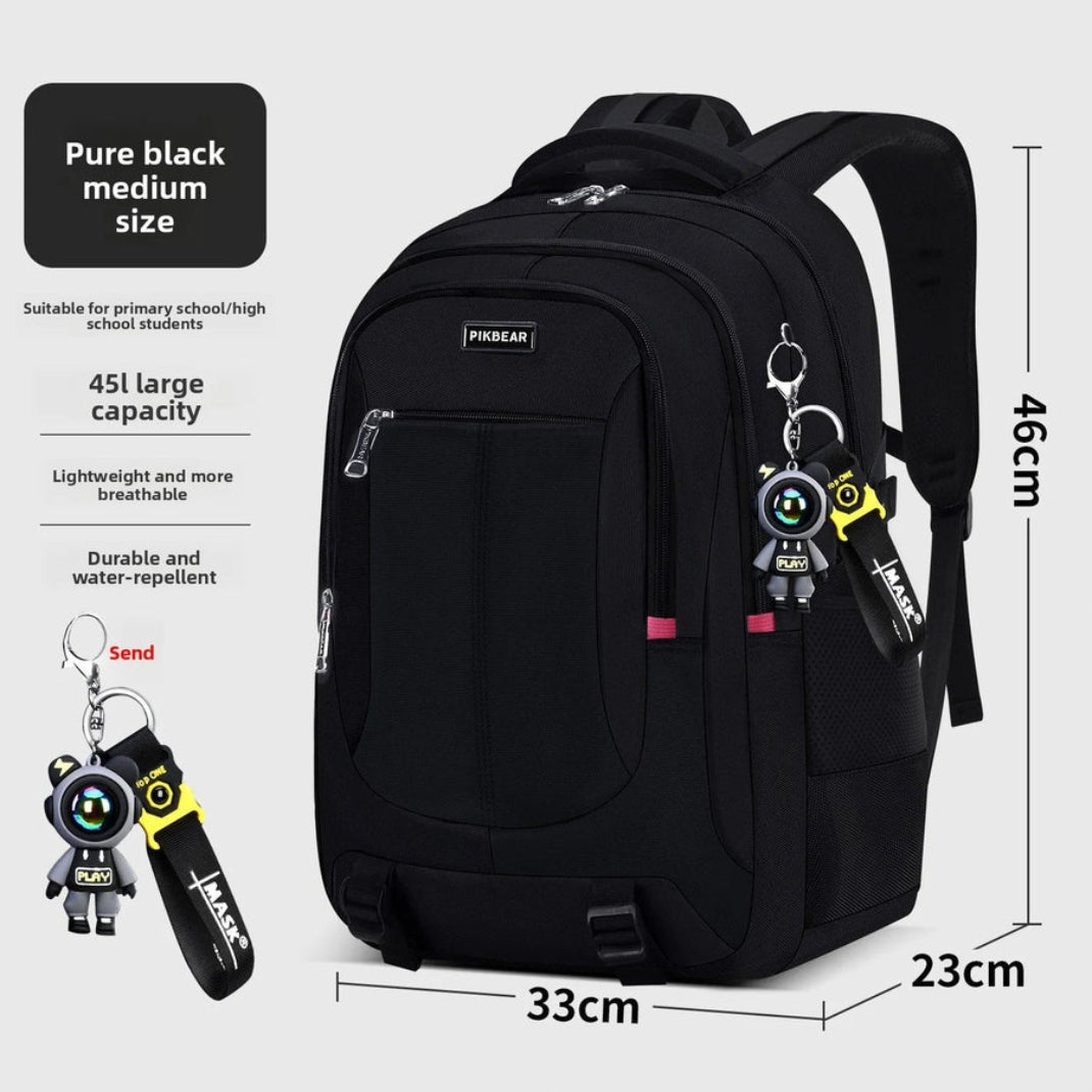 Sac à Dos Scolaire Ergonomique avec Compartiment pour Ordinateur Portable