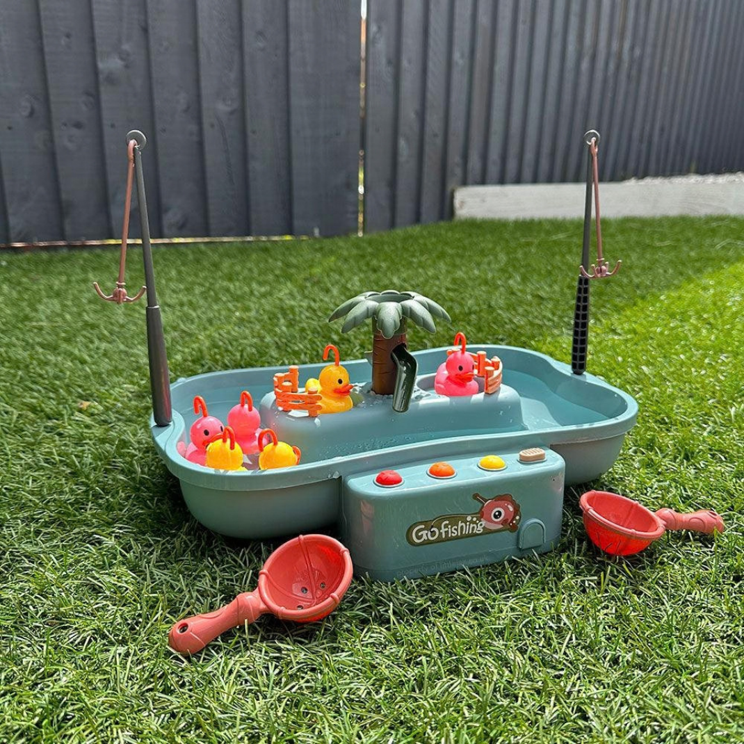 Jeu de Pêche Aquatique pour Enfants – 2 Cannes, Canards & Accessoires dès 3 Ans