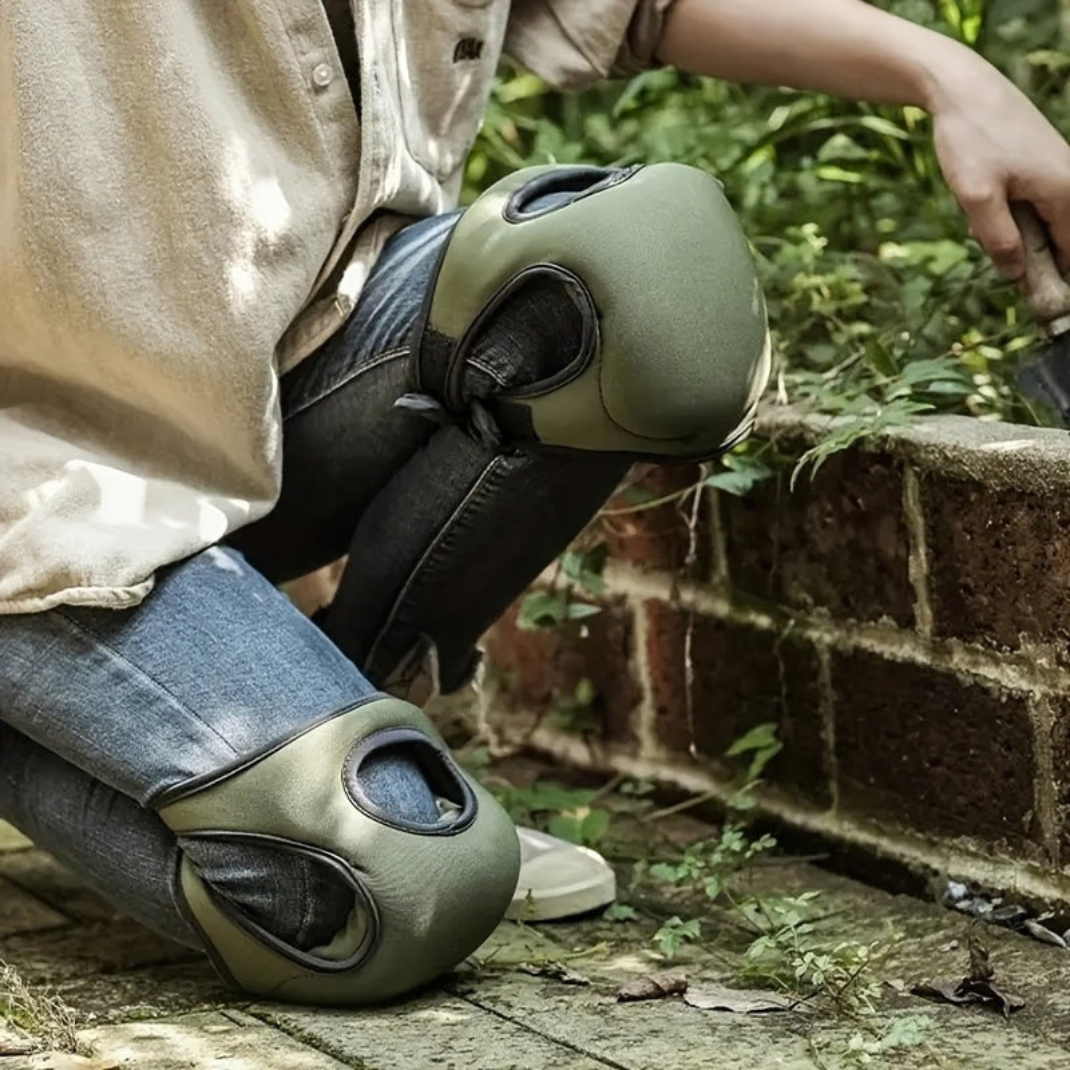 Genouillères Ergonomiques de Jardinage – Rembourrées, Antidérapantes & Réglables