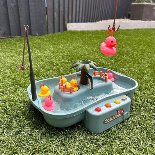Jeu de Pêche Aquatique pour Enfants – 2 Cannes, Canards & Accessoires dès 3 Ans