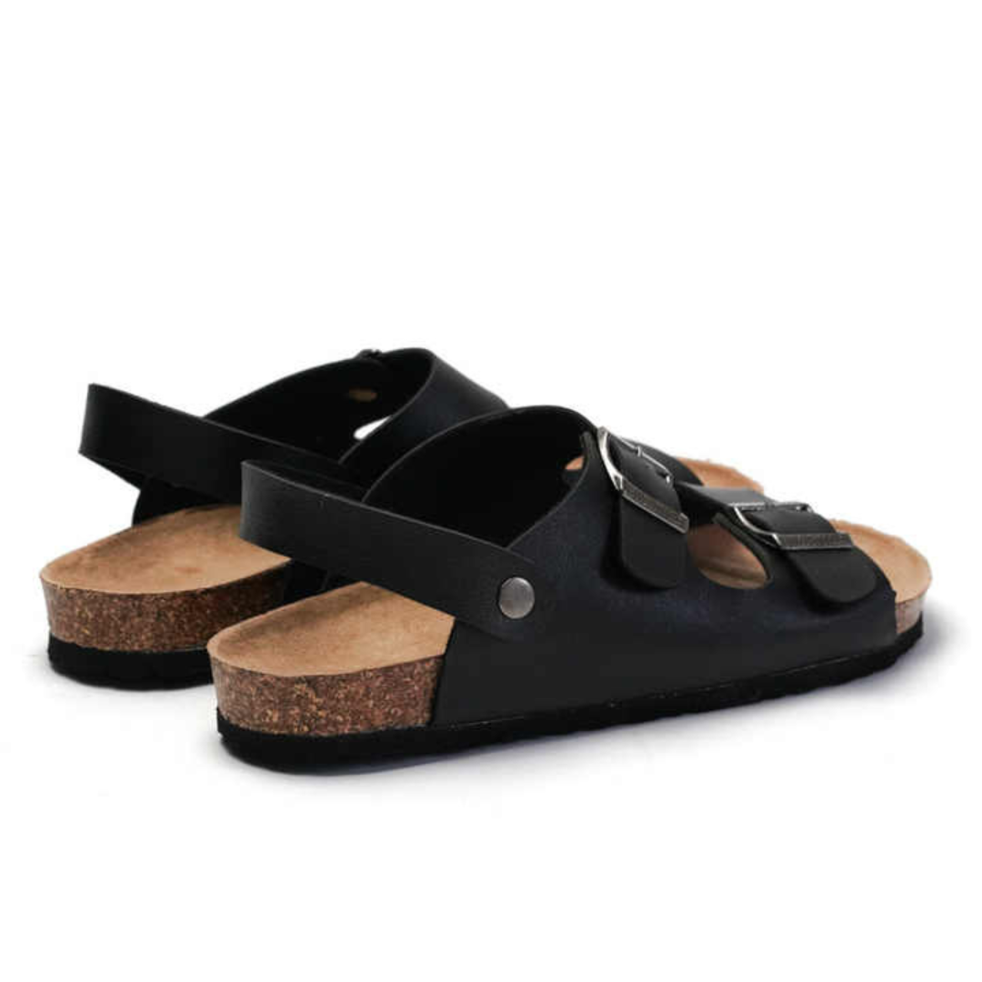 Sandales en liège au style coréen avec semelle souple et confort optimal pour la plage