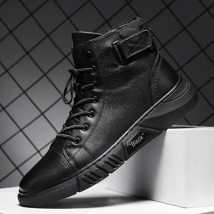 Bottines Homme à Lacets et Bride à Boucle — vue du modèle 1