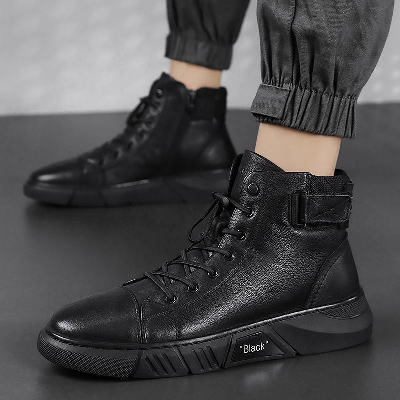Bottines Homme à Lacets et Bride à Boucle — vue du modèle 2