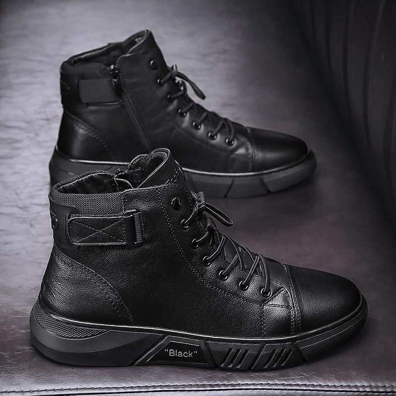 Bottines Homme à Lacets et Bride à Boucle — vue du modèle 4