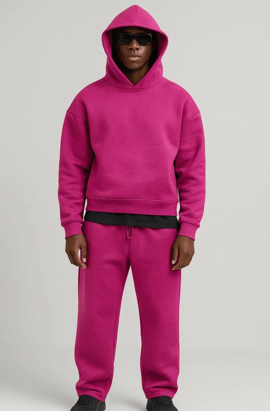 Ensemble Homme Sweat à Capuche et Jogger Ample — image originale 4