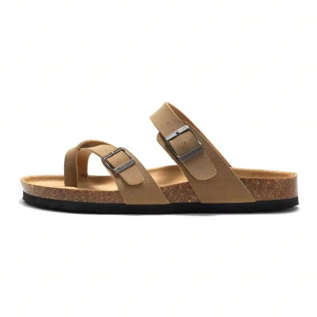 Sandales pour un confort optimal et semelle en bois