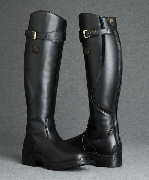 Bottes femme : vue du produit et de ses détails.