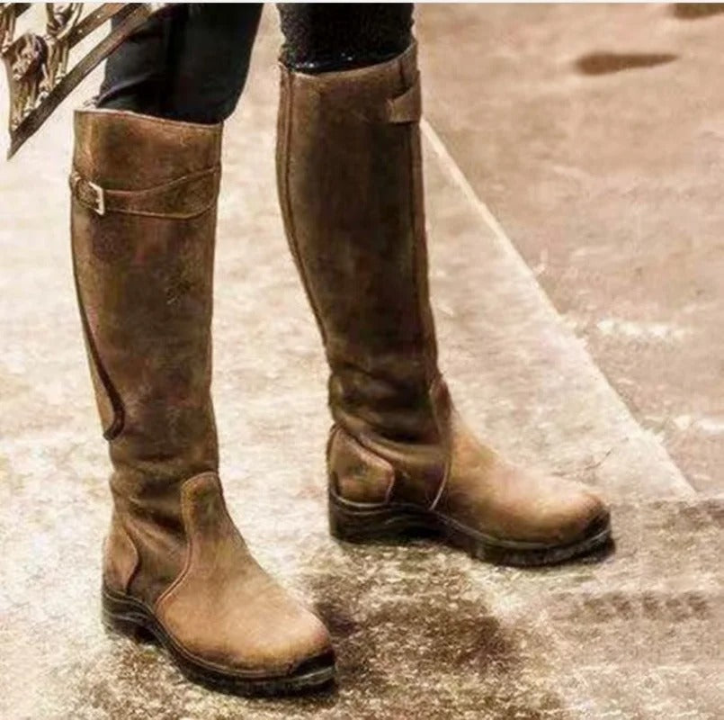 Bottes femme : Marron.