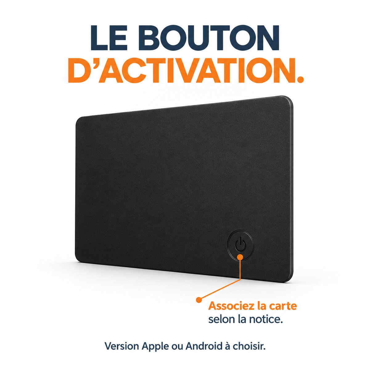 Carte de localisation : détail du bouton d’activation