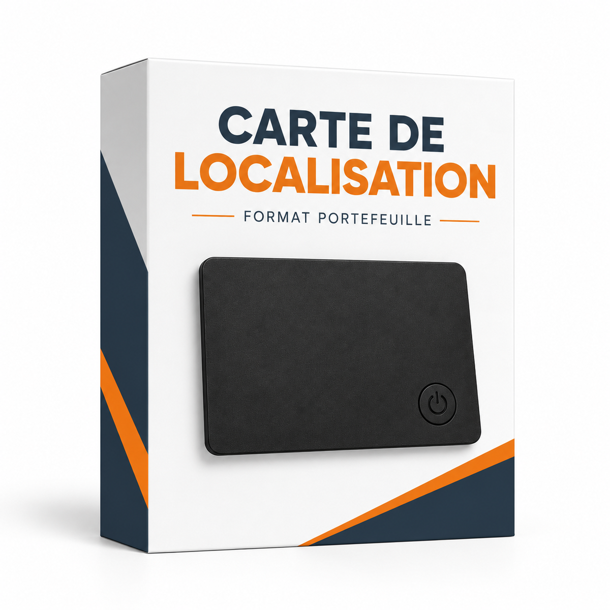 Carte de localisation noire et boîte en français : illustration adaptée