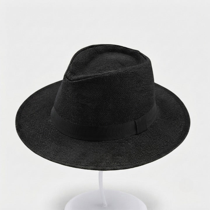 Chapeau de paille : Noir.