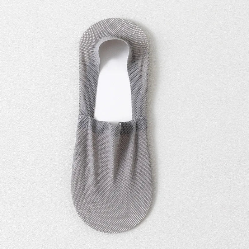 Chaussettes invisibles : vue du produit et de ses détails.