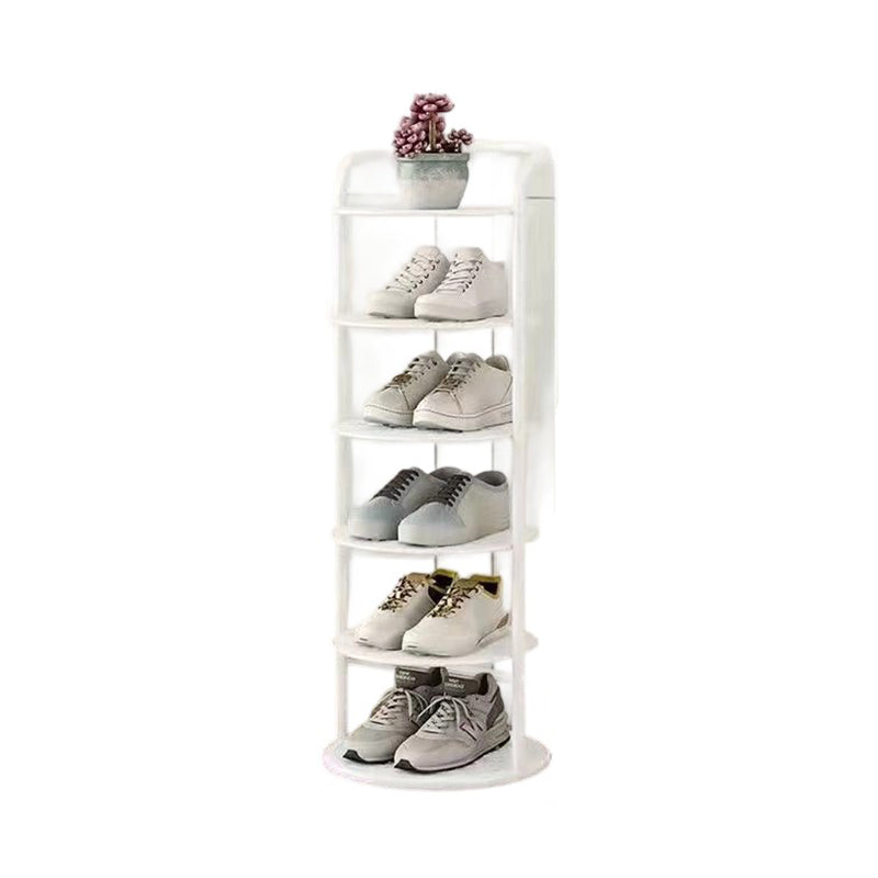 Étagère à chaussures : Blanc / 6 niveaux.