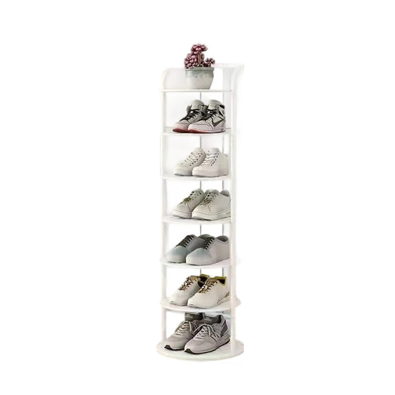 Étagère à chaussures : Blanc / 7 niveaux.