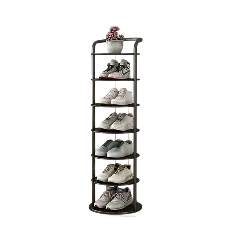 Étagère à chaussures : Noir / 6 niveaux.