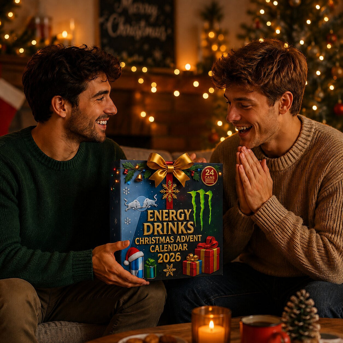 Calendrier de l’Avent Décoratif 2026 – 24 Motifs de Canettes — image originale 2