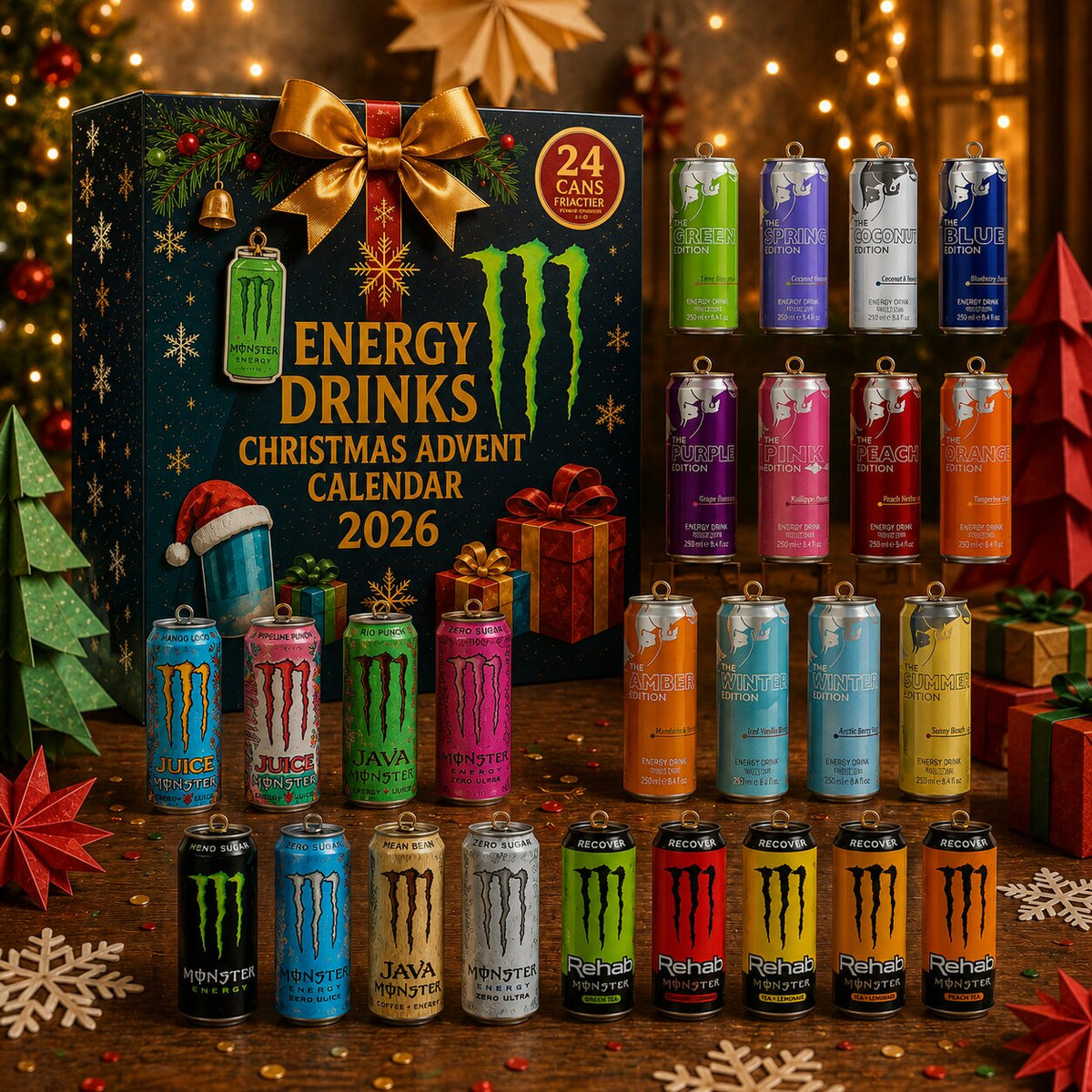 Calendrier de l’Avent Décoratif 2026 – 24 Motifs de Canettes — image originale 7