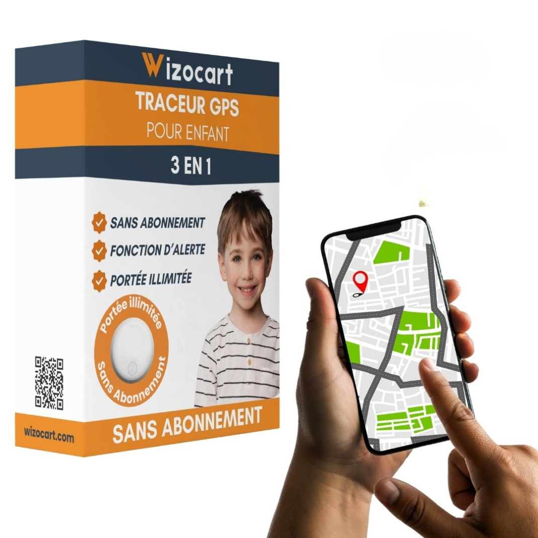 GPS pour Enfant – Compatible iOS / Android, Sans Abonnement