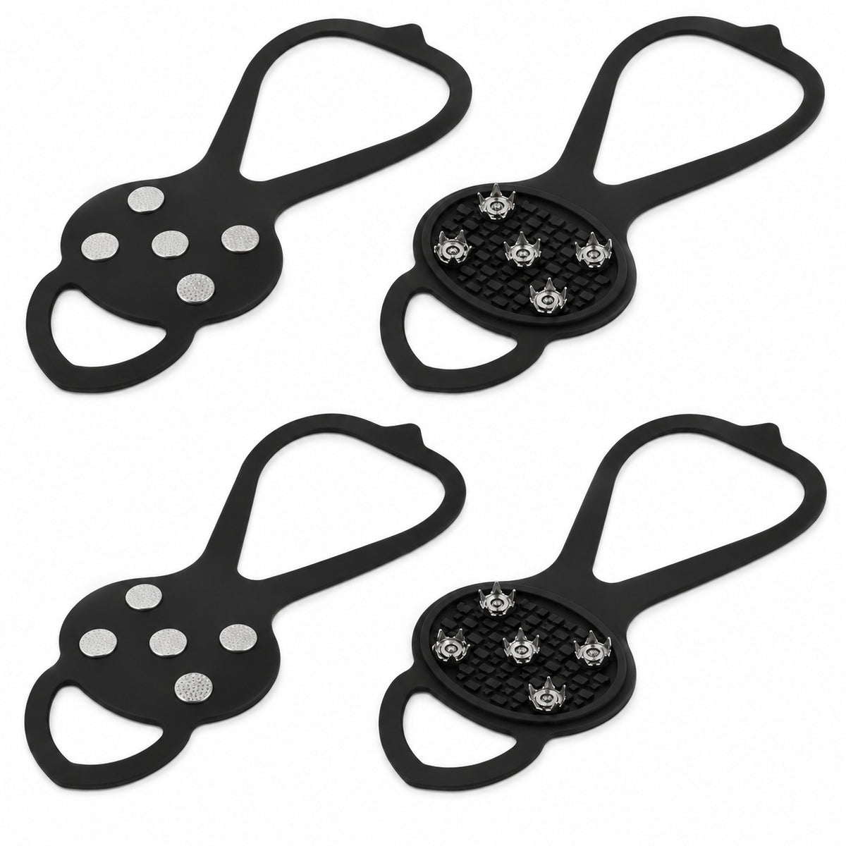 Crampons pour chaussures : L – 40 à 45 ; M – 34 à 40.