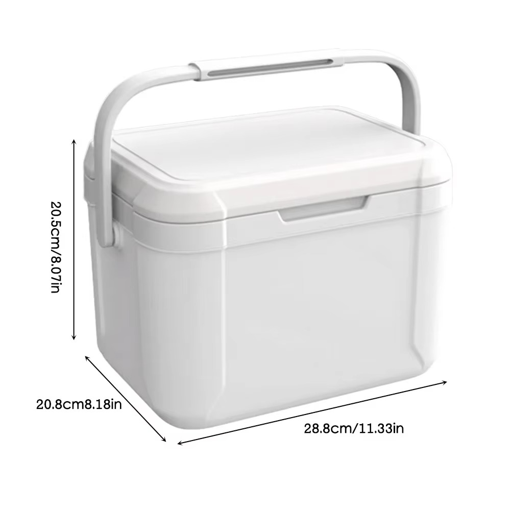 Glacière isotherme : Blanc.