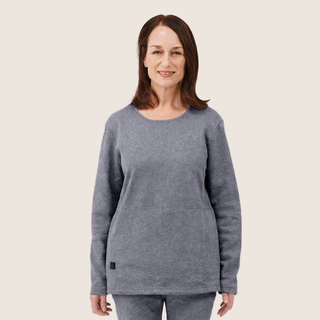 Haut chauffant : Gris.