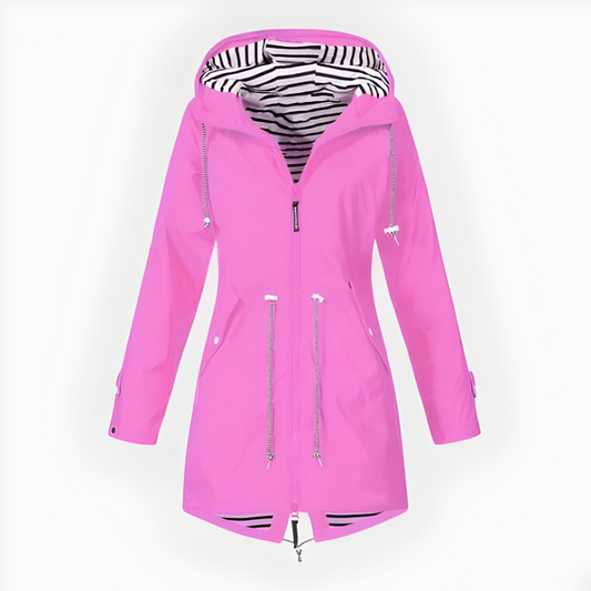 Veste de pluie femme : Rose.
