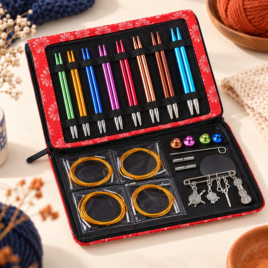 Aiguilles Circulaires Interchangeables et Accessoires : vue du produit.