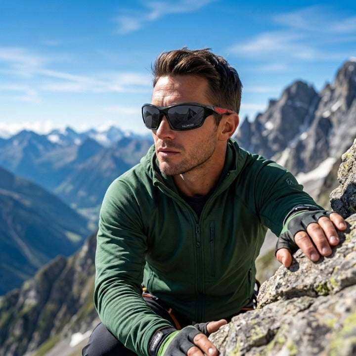 Lunettes de soleil : détail et utilisation.