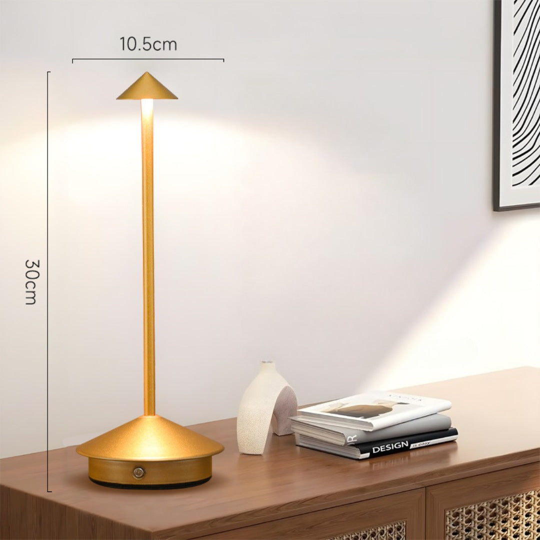 Lampe de table : Doré.