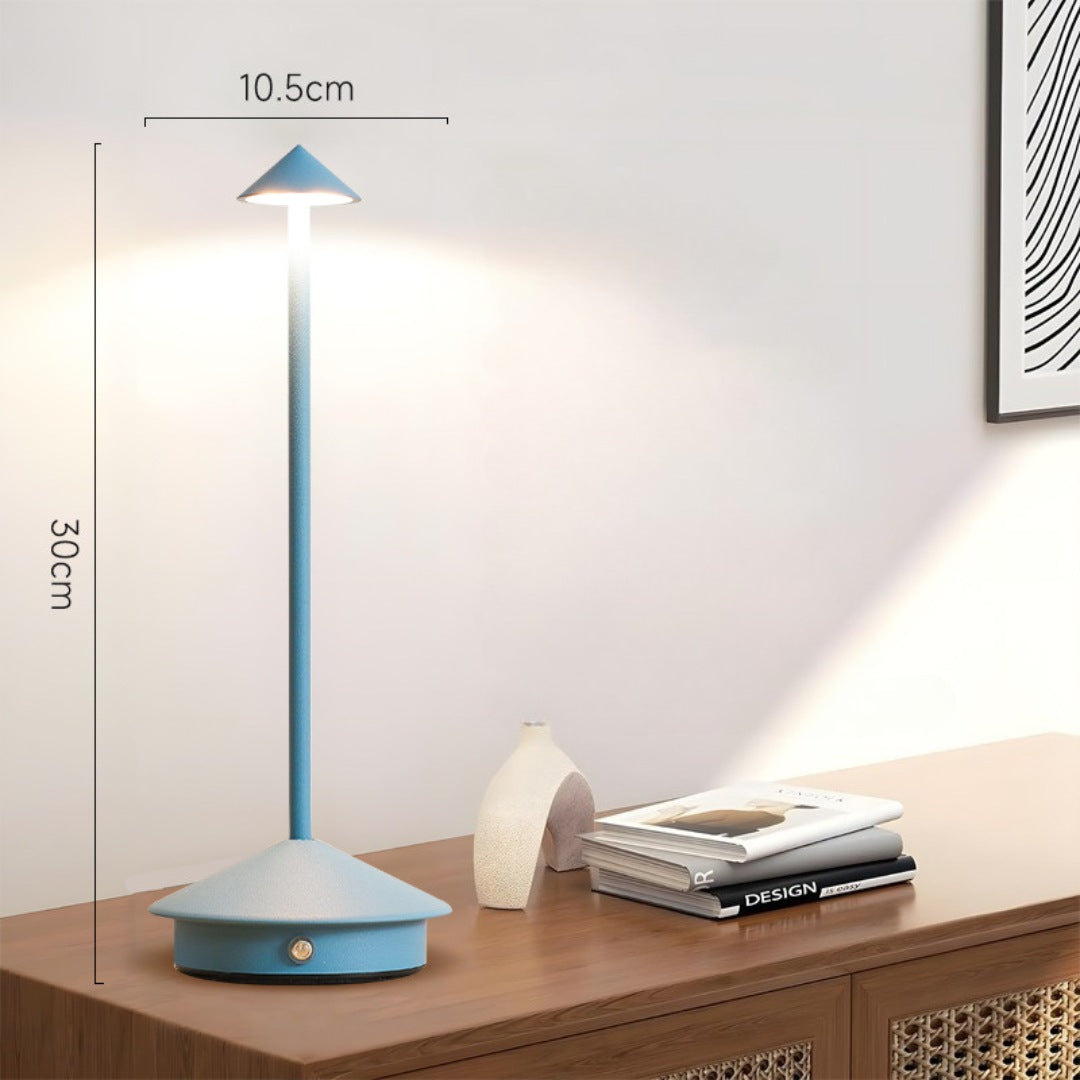 Lampe de table : Bleu.