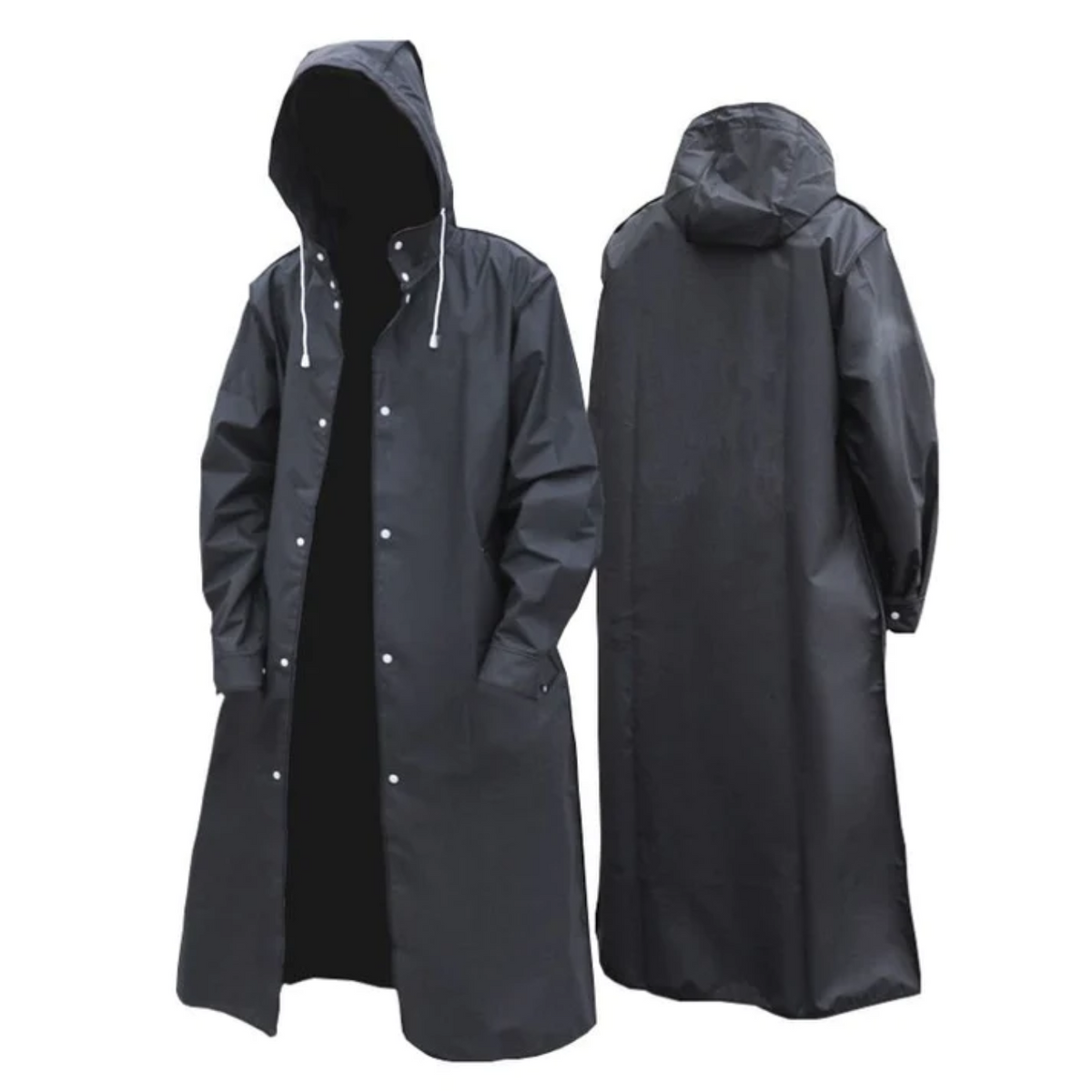 Manteau de Pluie Long Homme à Capuche – vue du produit 1