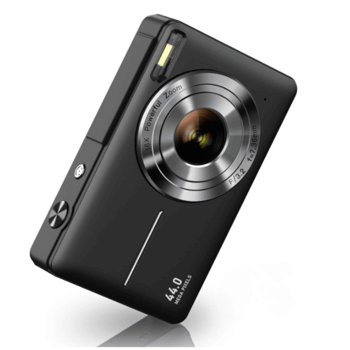 Appareil Photo Numérique Compact Rétro avec Carte 32 Go – Noir