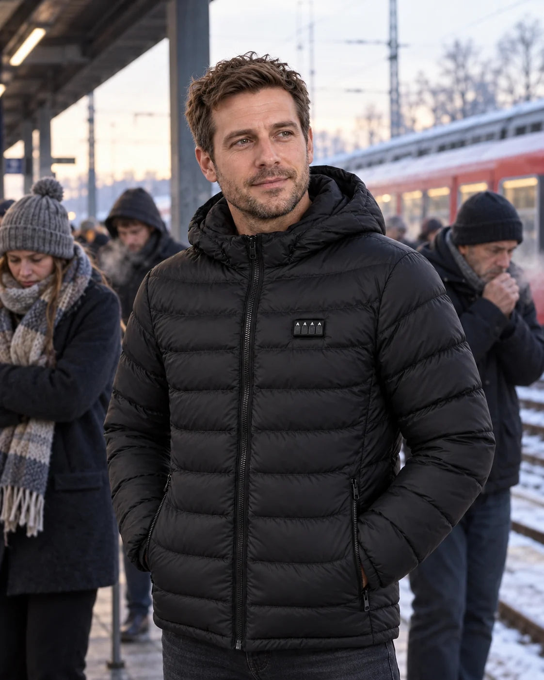 Veste Chauffante USB à Capuche Amovible – 9 ou 21 Zones – vue du produit 7