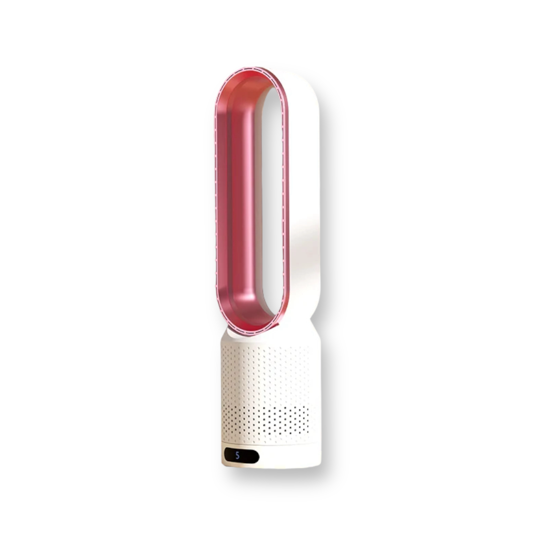 Ventilateur Colonne Sans Pales Apparentes avec Filtration – Rose