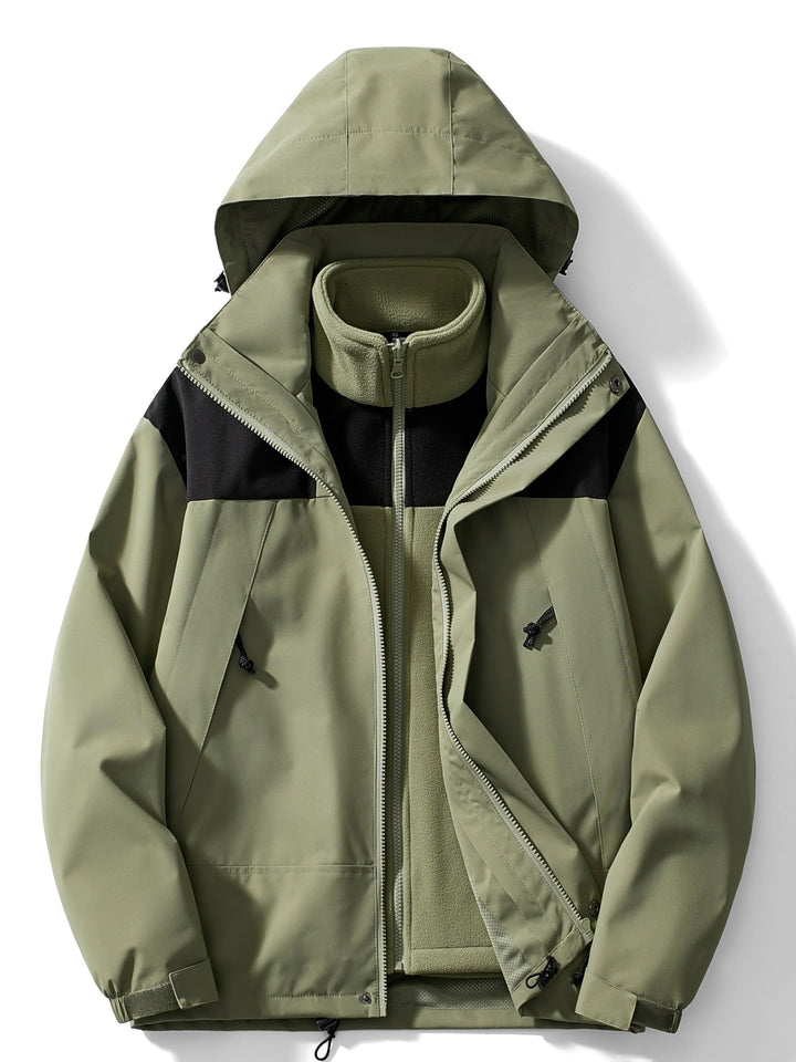 Veste outdoor : Vert.
