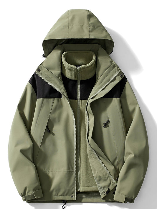 Veste outdoor : Vert.