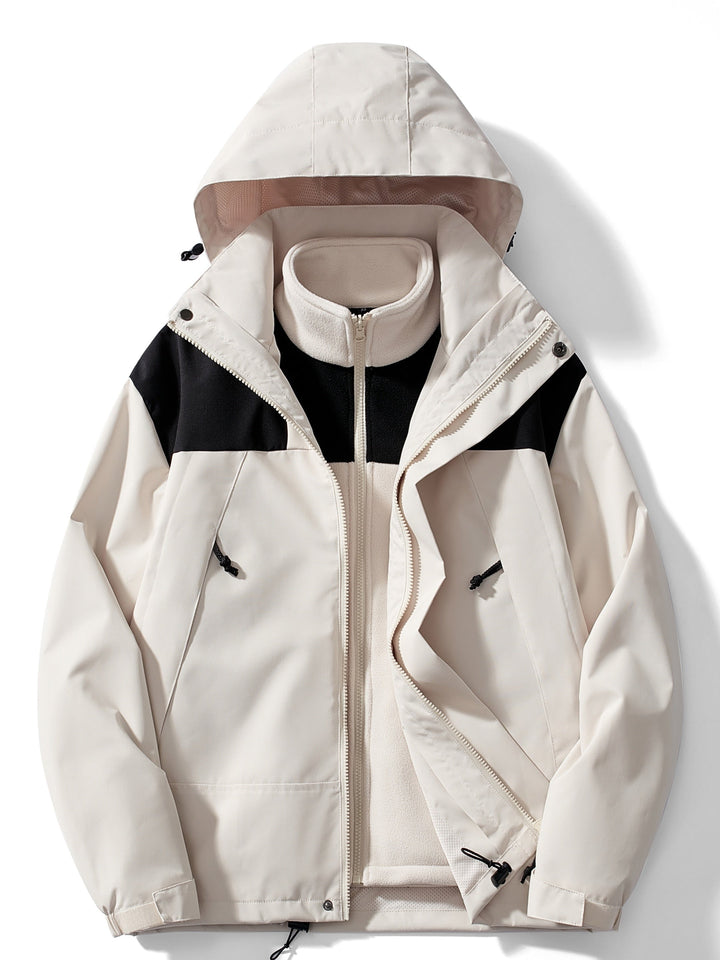Veste outdoor : Blanc.