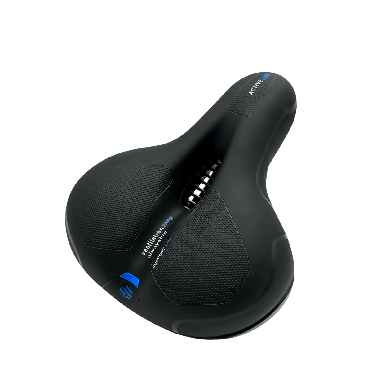 Selle de vélo : Bleu.