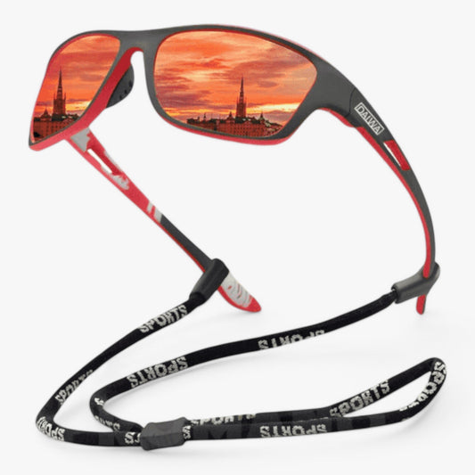 Lot de lunettes de soleil : Rouge.