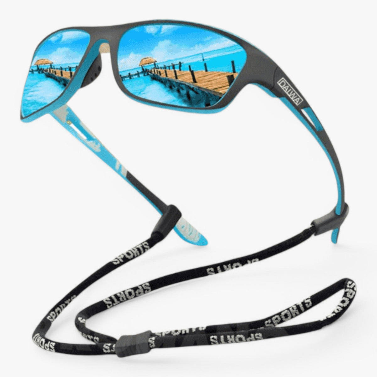 Lot de lunettes de soleil : Bleu.