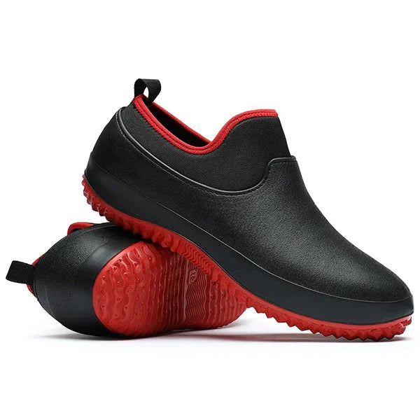 Chaussures de travail : Rouge.