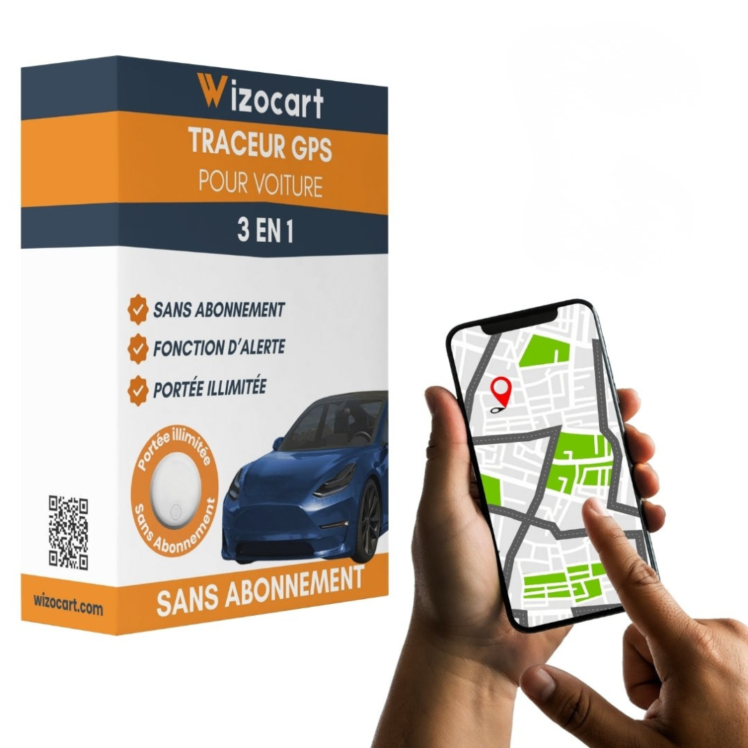 GPS pour Voiture – Compatible iOS / Android, Sans Abonnement